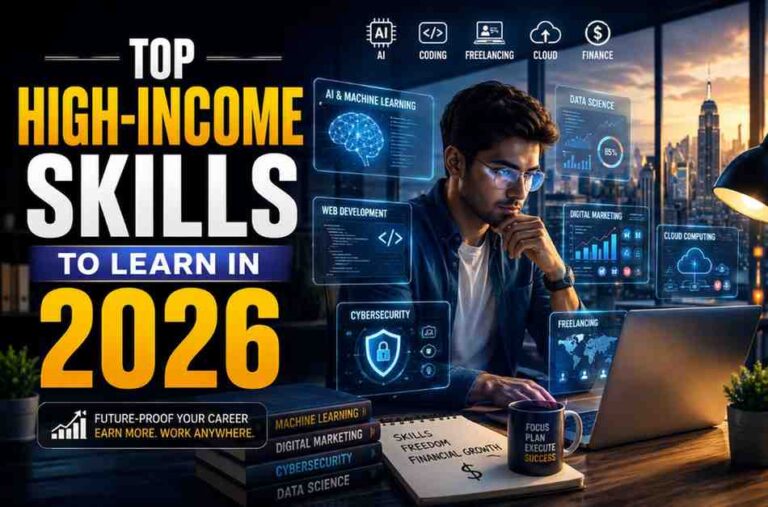 5 High-Income Skills to Learn in 2026 to Make Money Online
