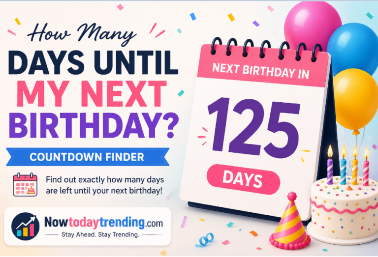 How Many Days Until My Next Birthday? Countdown Finder