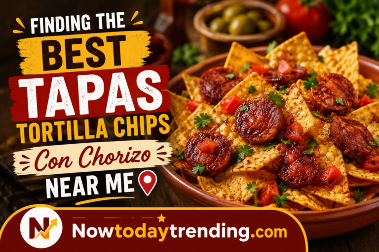 Finding the Best Tapas Tortilla Chips Con Chorizo Near Me