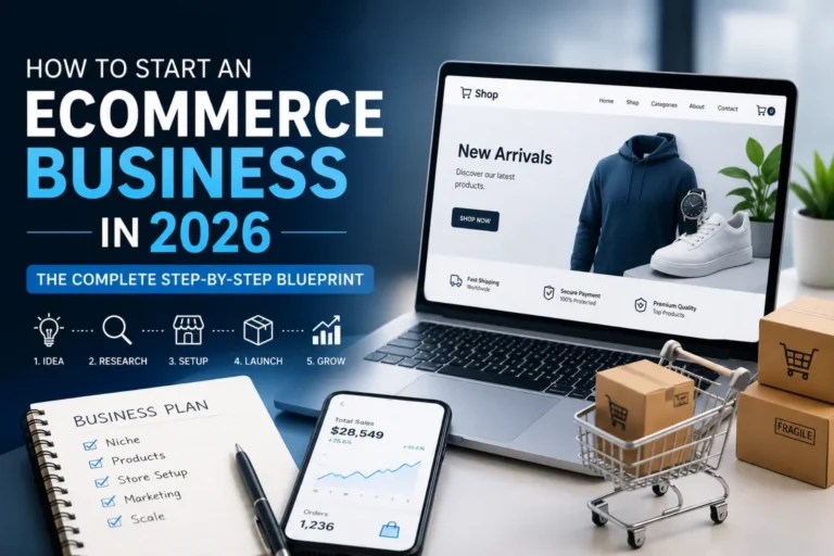 How to Start a Profitable E-commerce Business in 2026: The Complete Step-by-Step Blueprint