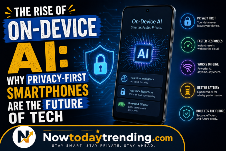 The Rise of On-Device AI: Why Privacy-First Smartphones Are the Future of Tech