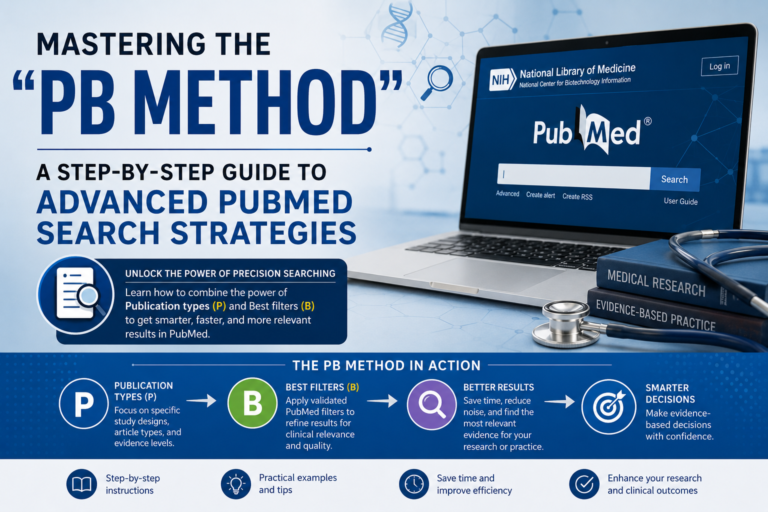 Mastering the “PB Method”: A Step-by-Step Guide to Advanced PubMed Search Strategies