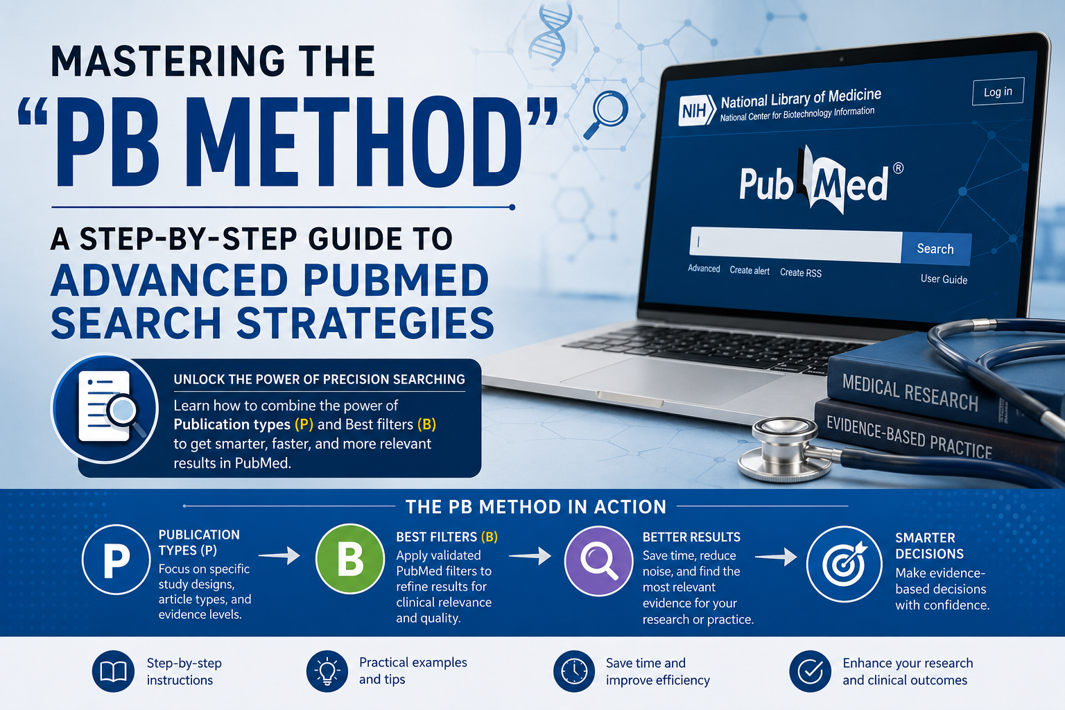 Mastering the “PB Method”: A Step-by-Step Guide to Advanced PubMed Search Strategies