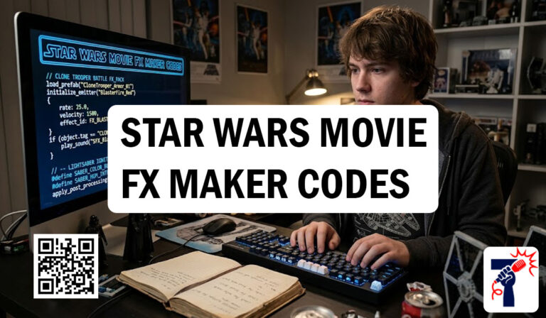 star wars movie fx maker codes