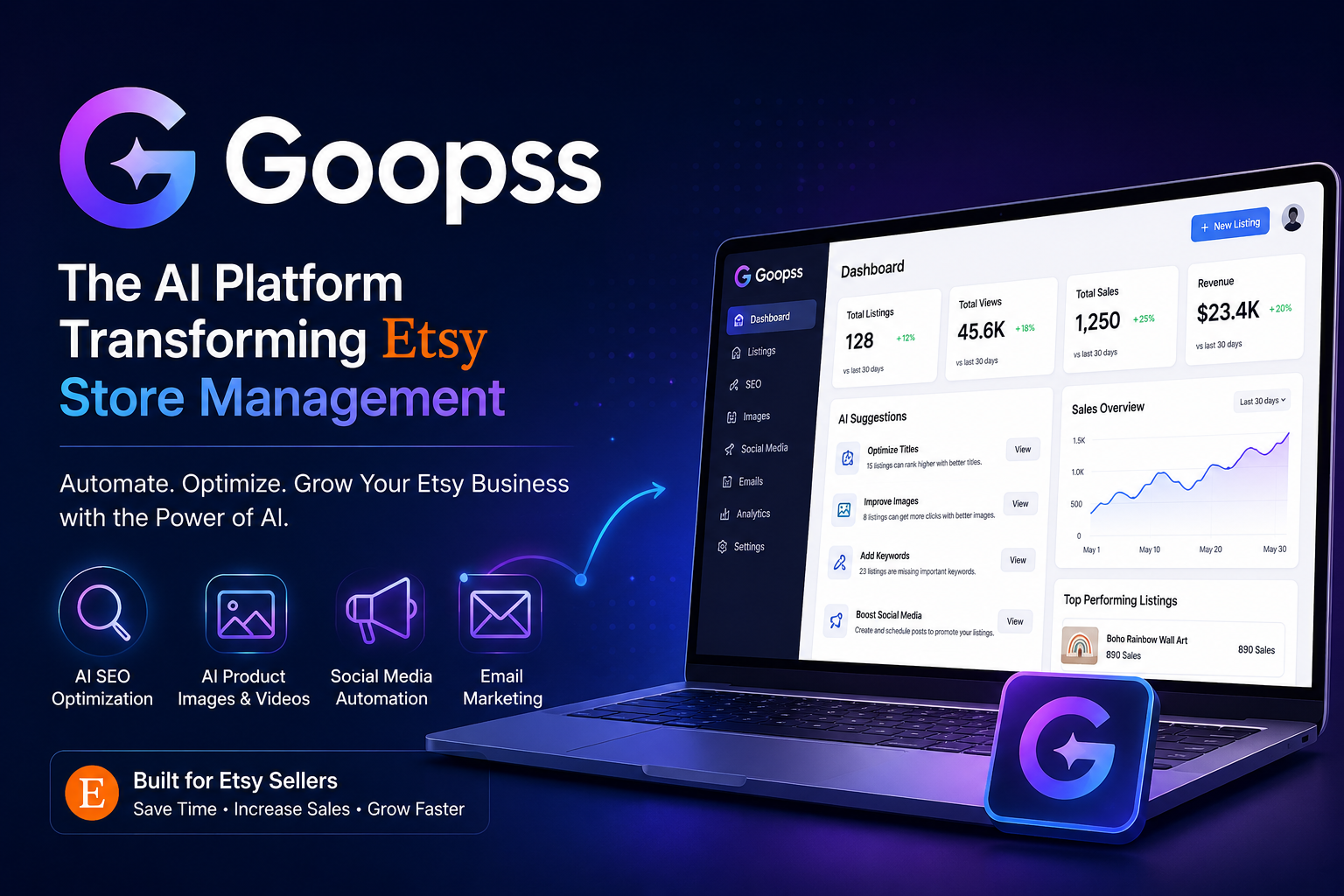 Goopss: The AI Platform Transforming Etsy Store Management in 2026 Goopss: The AI Platform Transforming Etsy Store Management in 2026